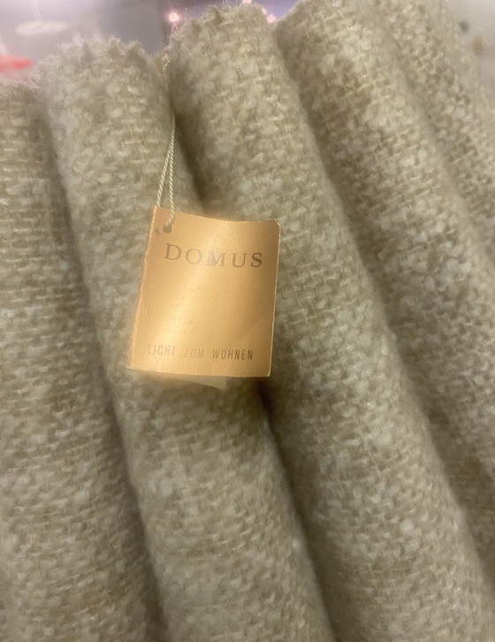 Image 1 of Domus Teakhouten vloerlamp uit 1960, met origineel label! Hoogte: 140 cm - 188 cm