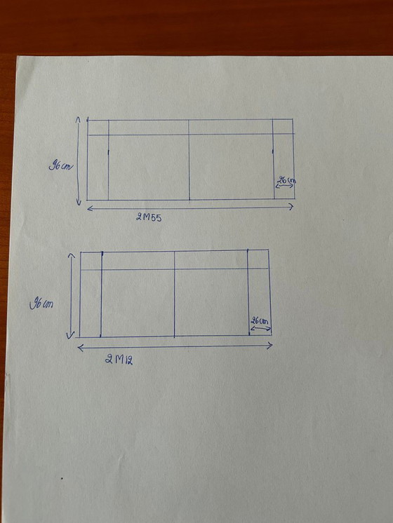 Image 1 of De Sede DS-7 Roma 2 divani 2 posti e 3 posti