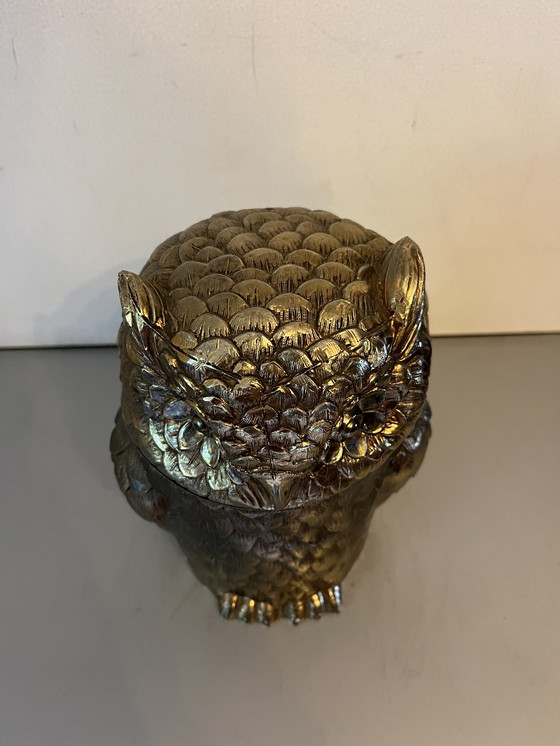 Image 1 of Vintage Italian ice bucket Mauro Manetti 'Owl'
