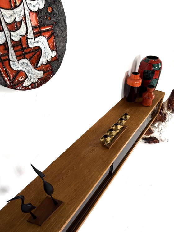 Image 1 of Vintage XL floating wall unit ‘80s