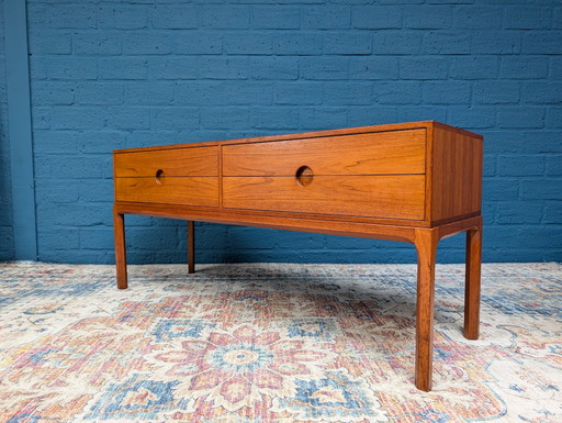 Vintage hall furniture chest of drawers, Kai Kristiansen for Aksel Kjersgaard, 1960s