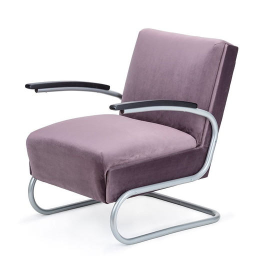 Tsjecho-Slowaakse fauteuil model S411 van Mücke Melder, jaren 1940