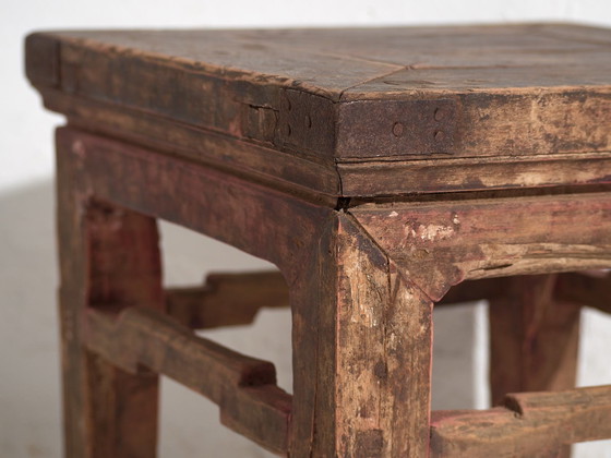Small antique side table (c.1850) #1, Wood, Brown, Rustic (photo 19 of 22)