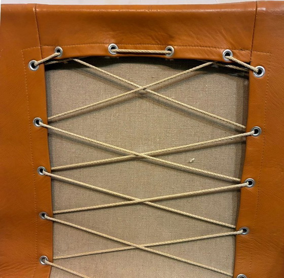 Image 1 of Paire de fauteuils CUIR, cantilever par H. Pfalzberger (CH) années 60