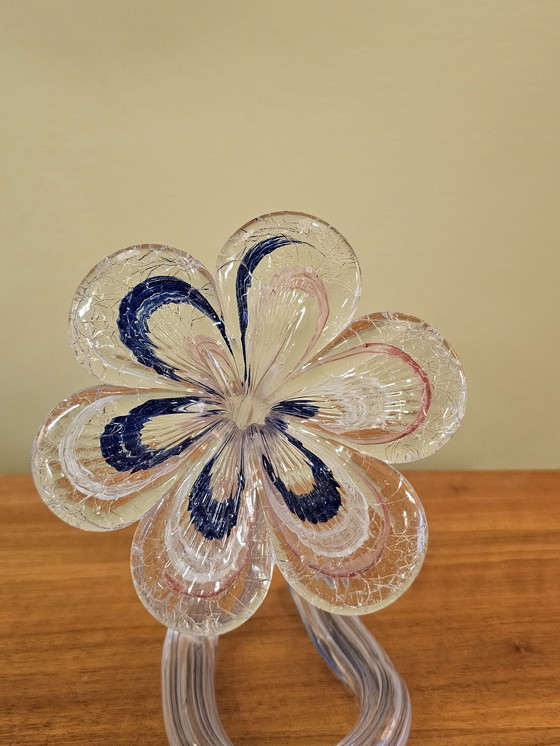 Image 1 of Flor decorativa de cristal de Murano, Italia.