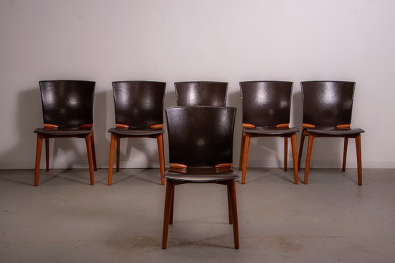 Image 1 of Cos S-12 stoelen ontworpen door Josep Llusca voor Cassina in 1994