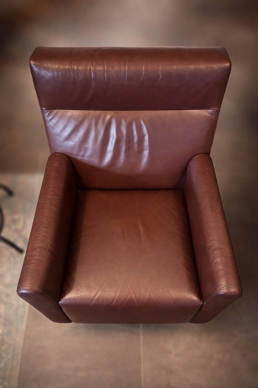 Leolux lederen fauteuils 