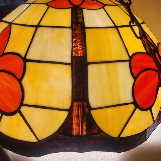 Image 1 of Grande lampadario Tiffany Art Déco