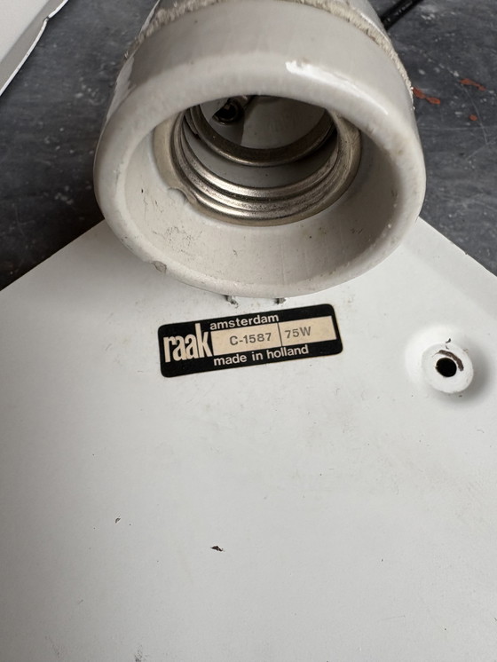 Image 1 of 2x Raak vintage wall/ceiling lamps 1960s (model C 1587)