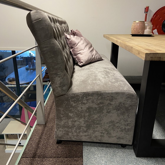 Image 1 of Sedia da pranzo Toulouse (set di 3) con panca da pranzo