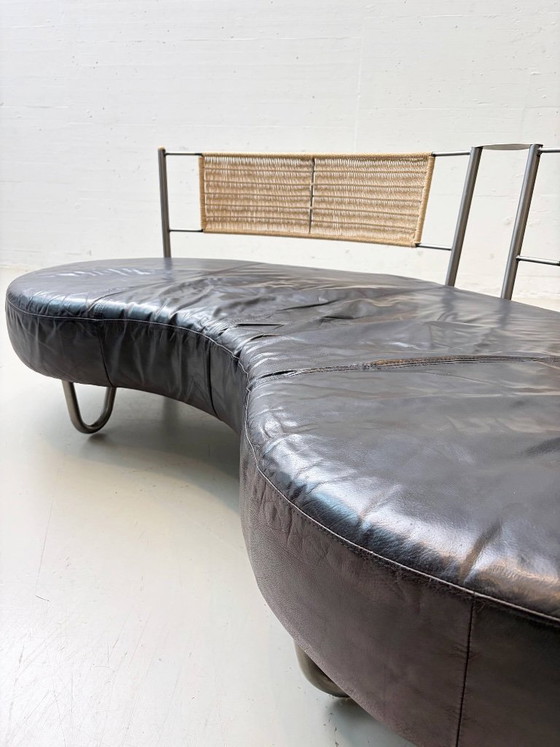 Divano in pelle Fantasy Island, Kurt Beier, anni '80 – Divani 3 posti, Leather (photo 16 of 18)
