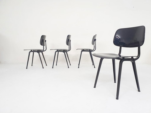 4x Friso Kramer für Ahrend „Revolt“ Stuhl, 1993