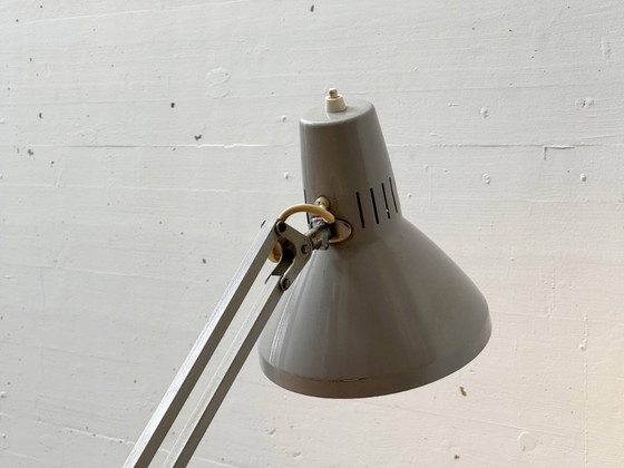 Image 1 of Vintage Ledu klemlamp in grijs, Zweden, jaren 70.