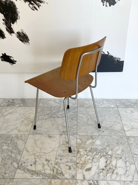 Image 1 of 6x vintage Gispen STOELEN A.R. Cordemeijer, Mid Century Modern, industrieel, retro