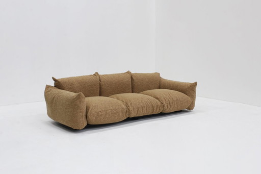 Divano vintage Marenco a 3 posti di Mario Marenco per Arflex, anni '70