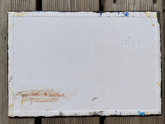 Image 1 of Acrylique sur carton entoilé.  Format 24x30cm. 