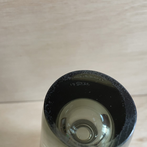 Image 1 of Vaso in vetro Holmegaard - Design danese, vetro vintage colorato