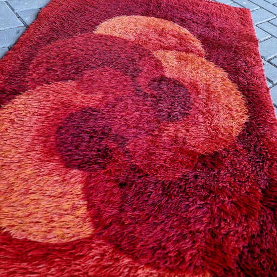 Vintage Rug Orange Rug 70s Rug – Desso, Rugs & carpets, Wool (photo 5 of 6)