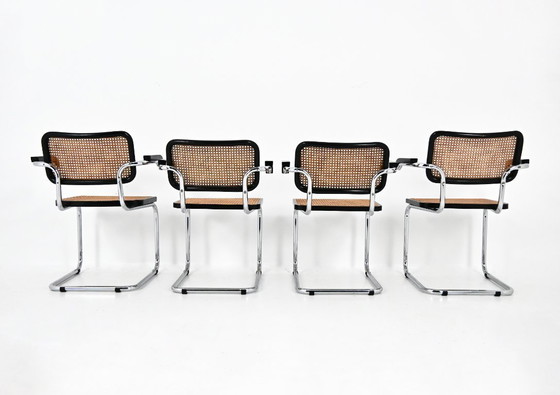Image 1 of Dining Chairs Style B32 by Marcel Breuer Set of 4