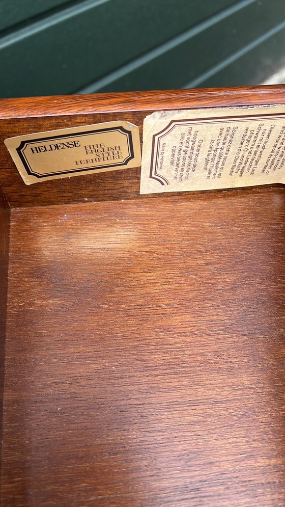 Image 1 of Héroïque table à suspendre de salle à manger en acajou