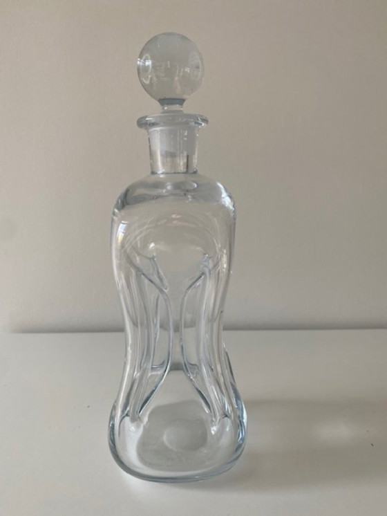 Image 1 of Decanter Holmegaard Danimarca "kluck-kluck" Jacob E. Bang 1960