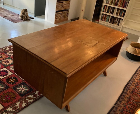 Image 1 of Scrivania vintage in teak massello, design scandinavo.