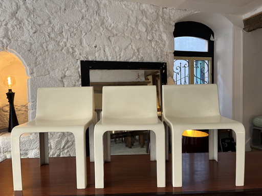 Ensemble de 3 Chaises OZOO 600 de Marc Berthier pour Roche Bobois