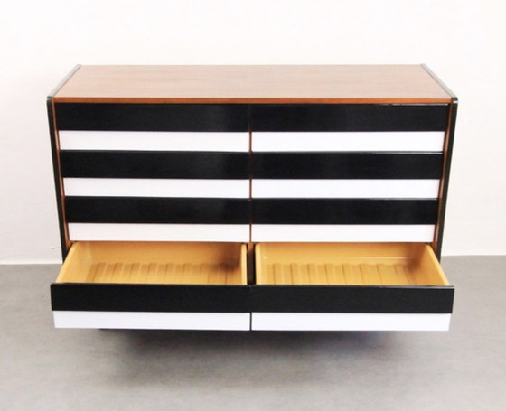 Image 1 of Chest of drawers U-450 Black&White by Jiří Jiroutek, 60s