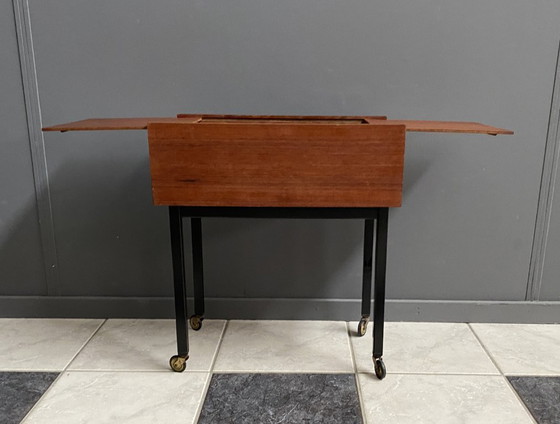 Image 1 of Teak Sewing Box by Opal 1970s
