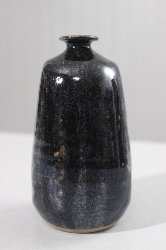 Image 1 of Annie Maume en Sancerre - Jarrón de gres con esmalte multicolor, años 70