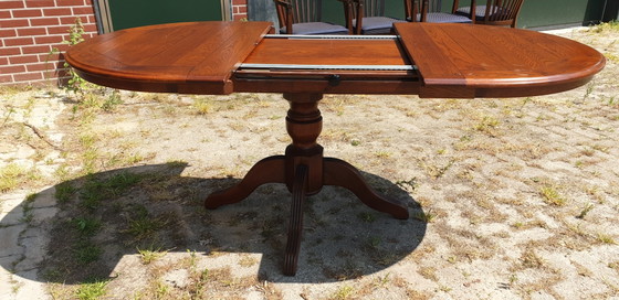 Image 1 of Bannink Art Nouveau Extendable Dining Table