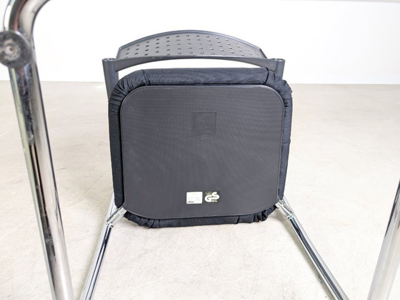 Image 1 of Set of 2 Vitra Visavis chairs, cantilever design armchairs