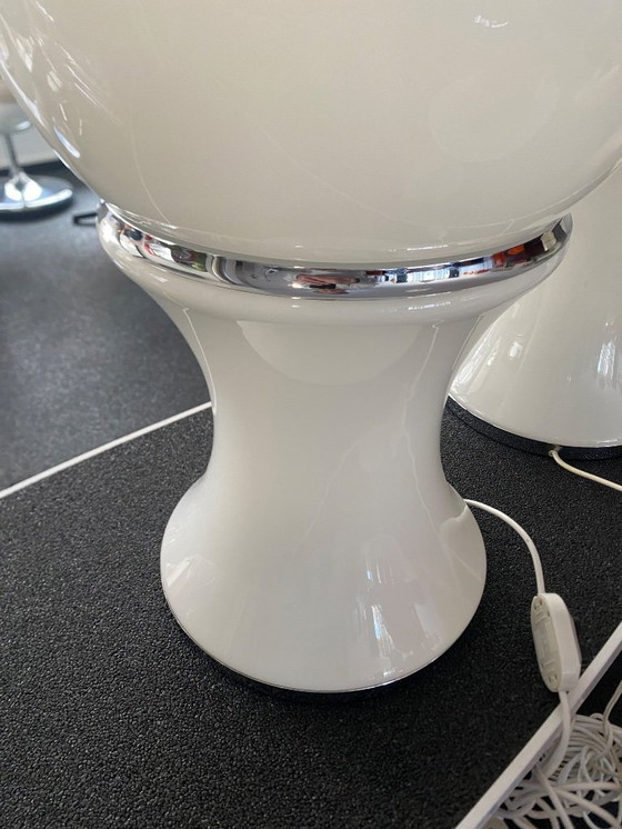 Image 1 of 2 pieces design lamps from Mongolfiera lamp by Fontana Arte