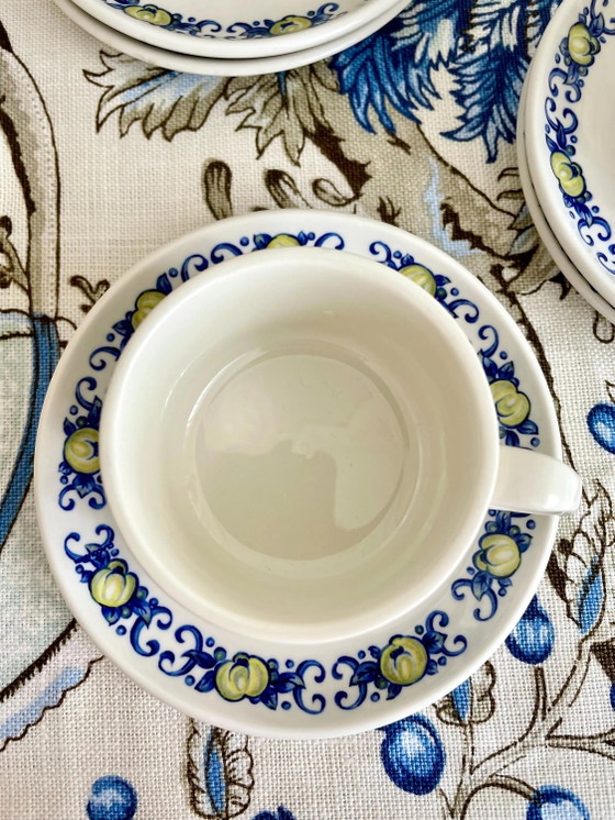 Tazzine e piattini da caffè espresso vintage Villeroy & Boch Cadiz, set da cinque – Stoviglie, Porcelain (photo 3 of 6)
