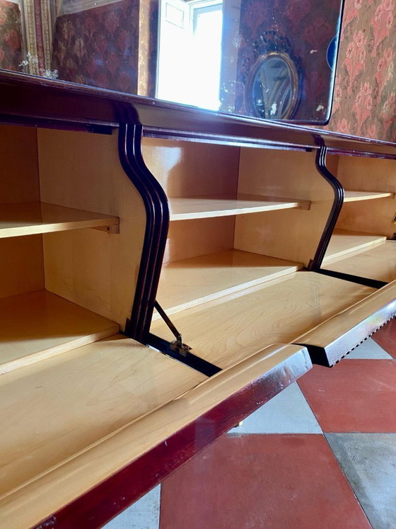 Image 1 of 1x Art Deco Style Vintage Sideboard by Osvaldo Borsani, 1950s