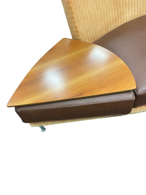 Moroso sofa with wooden table