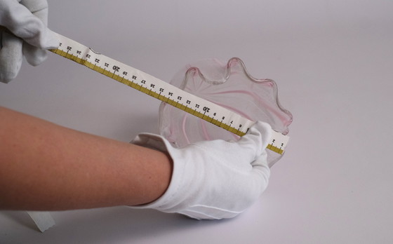 Image 1 of Handkerchief vase Zanfirico Fazzoletto of murano glass