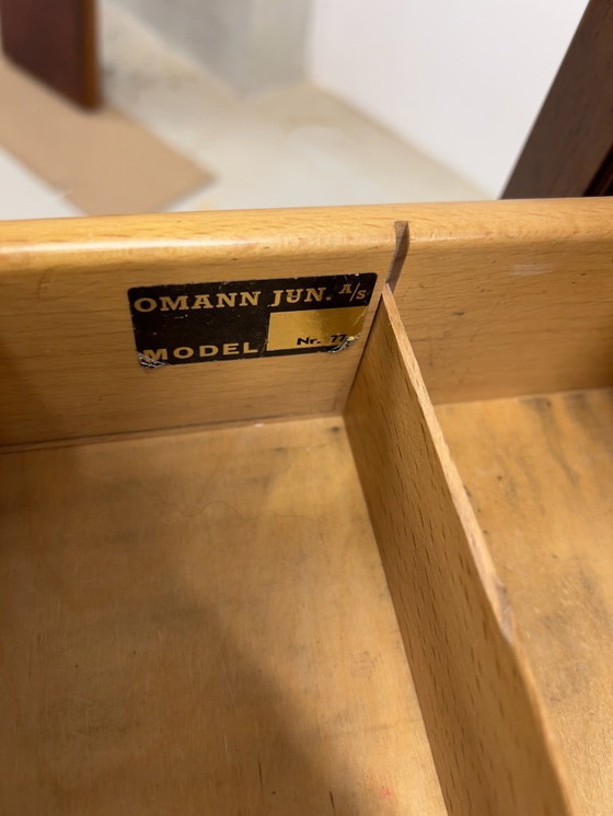 Image 1 of Gunni Omann Model 77 Rosewood Desk, 1960s.