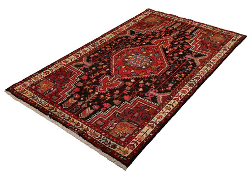 Hamadan Persian carpet Hand-knotted rug 193 X 120 Cm No. 464589