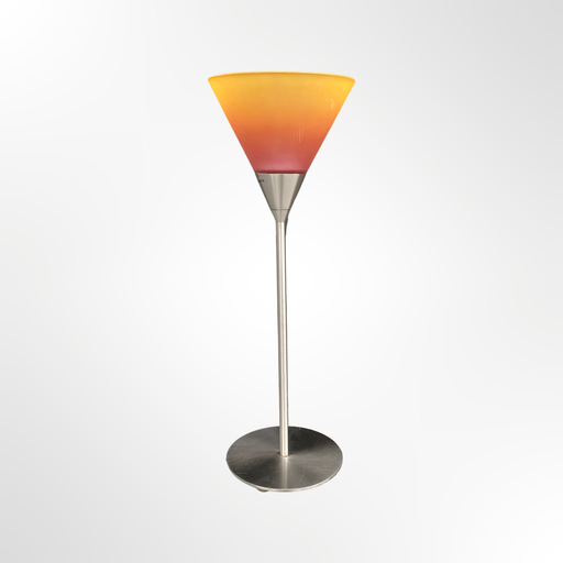 Lámpara de mesa vintage de cristal