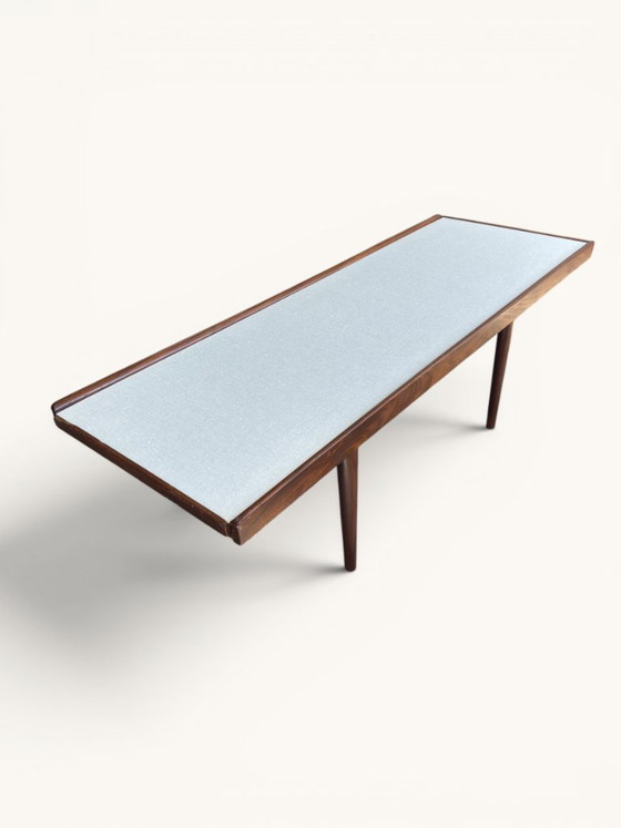 Couchtisch aus Teakholz im Mid-Century-Modern-Stil mit wendbarer Tischplatte – Couchtische, Wood (photo 11 of 11)