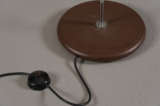 Image 1 of Vintage Brown 3 Bulbs Floor Lamp, Germany 1970's