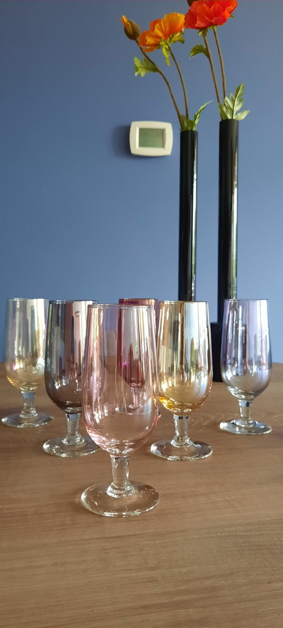Image 1 of 6 Vintage Dessert Glasses