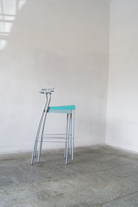 Image 1 of Satz Hi-Glob Barhocker von Philippe Starck für Kartell, 1990er Jahre