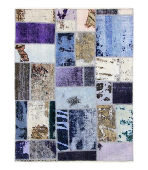 Orientalische Handgeknüpfter Vintage Art Klassik & Relief Design 176 x 132 cm Multi-Farbe Farbe