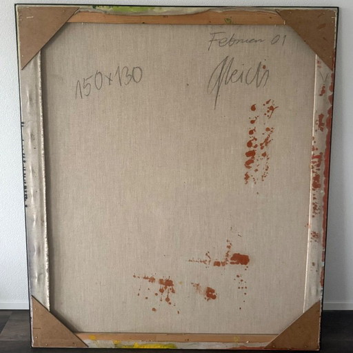 Joanna Gleich – Abstract Painting (150 × 130 cm), February 2001)