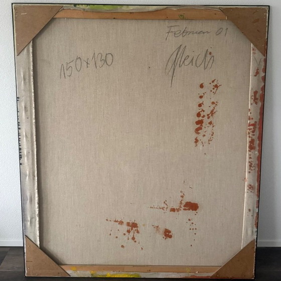 Image 1 of Joanna Gleich – Abstract schilderij (150 × 130 cm), februari 2001)