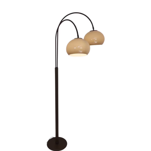 Dijkstra MCM Vloerlamp met twee kappen