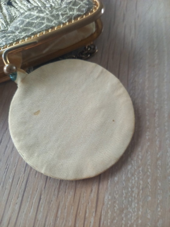 Opera tasje van brocante stof – Tassen, Metal, Textile (photo 5 of 5)