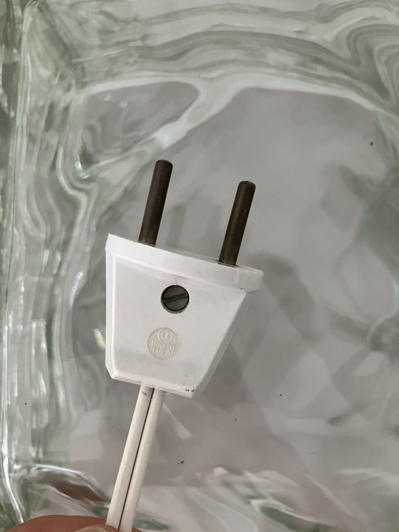 Very rare Italian 1960s lamp – GCME Pistoia, Table lamps, Metal, Glass (photo 11 of 12)
